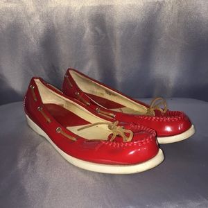 Michael kors womens patent moccasins